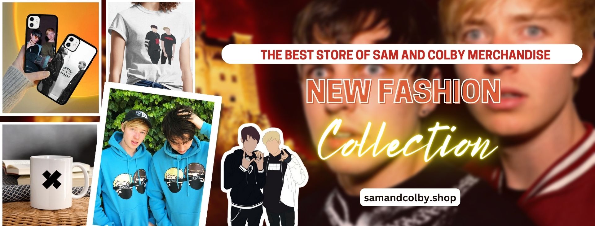 no edit sam and colby banner - Sam And Colby Merch